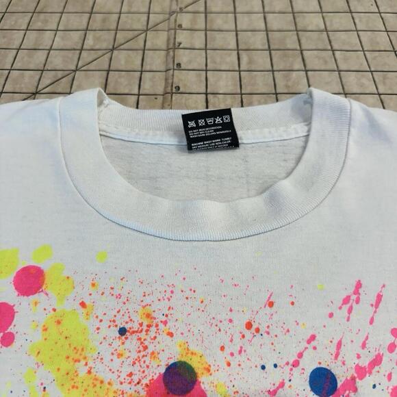 Vintage Fruit‎ Of The Loom Best T-Shirt XL Paint Walmart SUPERCENTER Paper Thin - Picture 3 of 10